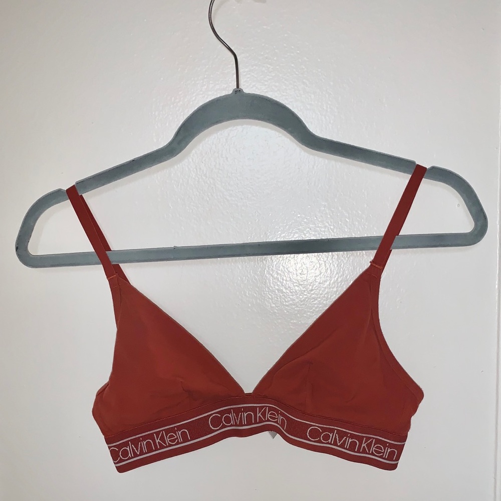 Burnt Orange- Calvin Klein Bralette